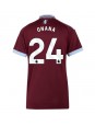 Aston Villa Amadou Onana #24 Domácí Dres pro Dámské 2026-27 Krátký Rukáv